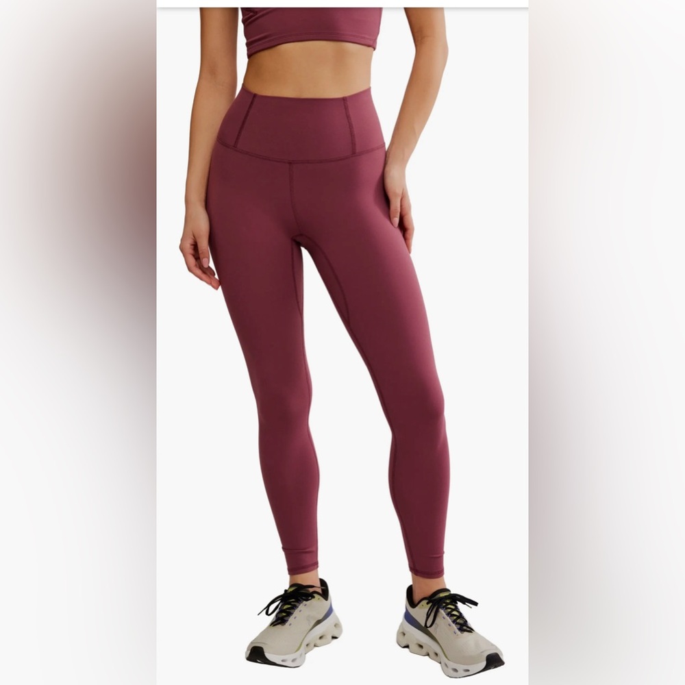 FP Movement Never Better High Waist Leggings Dark Red size L